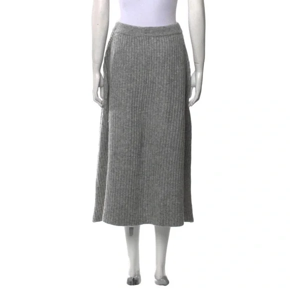 Wool Blend Knit Skirt High Quality - Picture 3 of 6